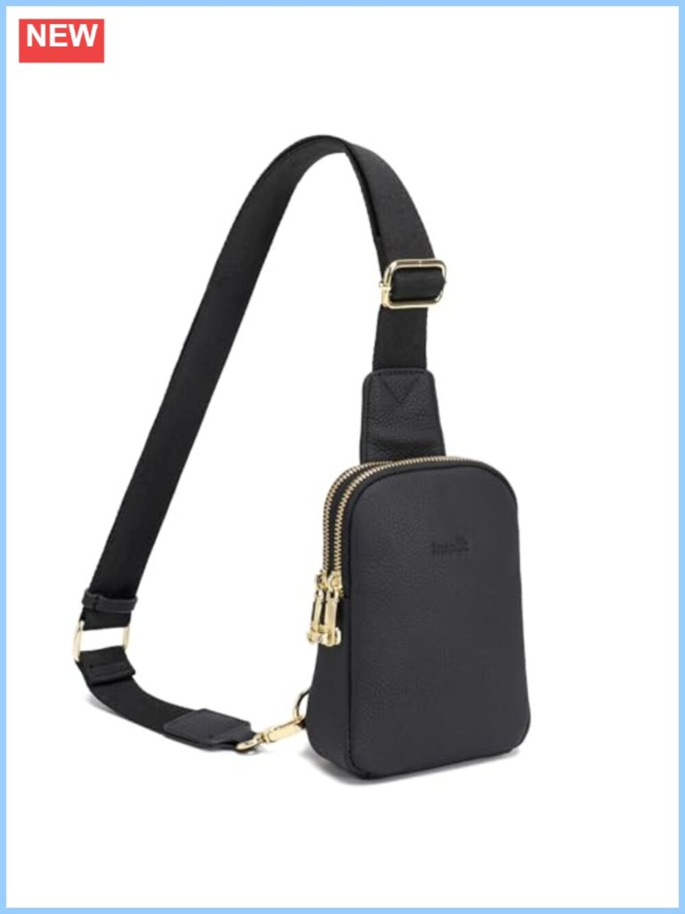 Genuine Leather Anti Theft Crossbody Sling Bag Travel Purse